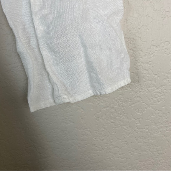 CP Shades Sausalito PURE IRISH LINEN White Shirt - Picture 2 of 9